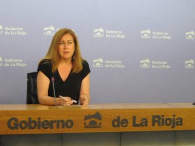 Begoña Martínez Arregui en la rueda de prensa del Consejo de Gobierno