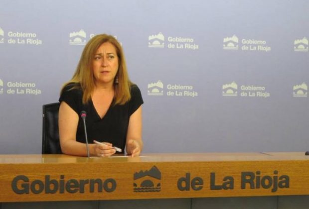 Begoña Martínez Arregui en la rueda de prensa del Consejo de Gobierno