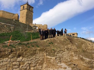 Visita Presidente muralla San Vicente