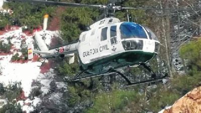 Helicóptero sobrevuela Valdezcaray