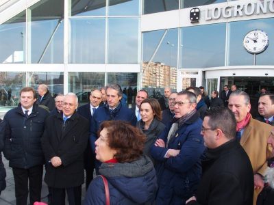 El ministro visita la estación de Logroño