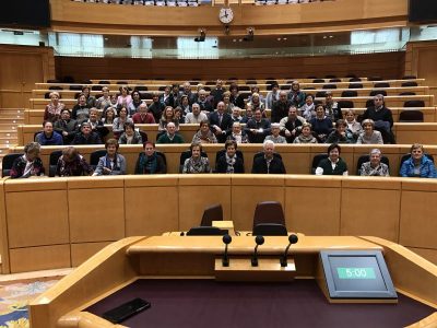 Vecinos de Santo Domingo en el Senado