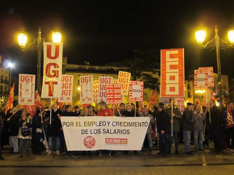 CCOO y UGT continúan las movilizaciones para exigir que se aborde la ...