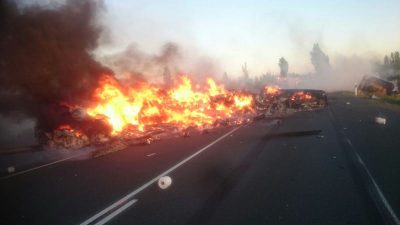 Accidente en la N-232
