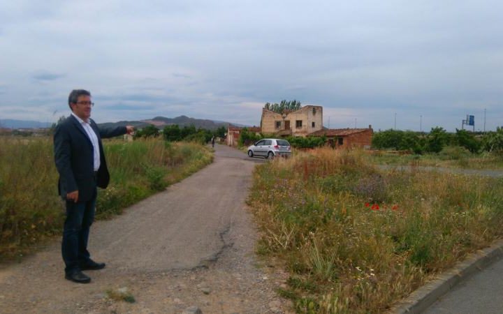 Asfaltado camino a Lardero