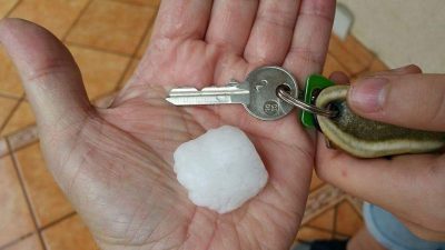 Granizo en Arnedo