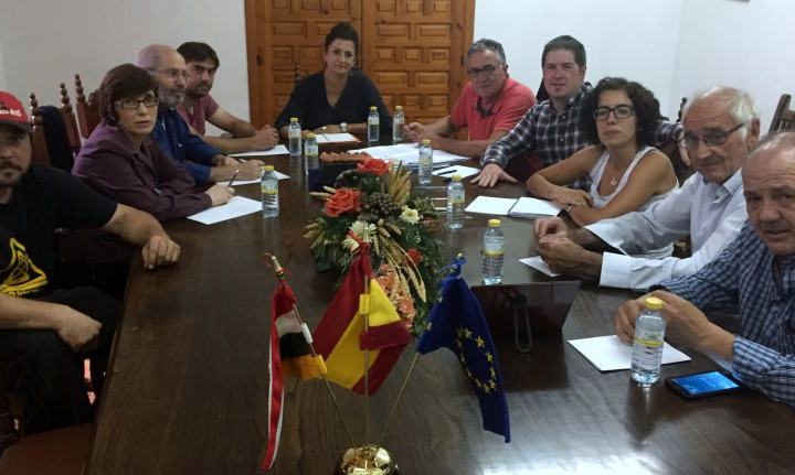 Reunión del PSOE en Bañares