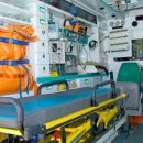 interior de una ambulancia