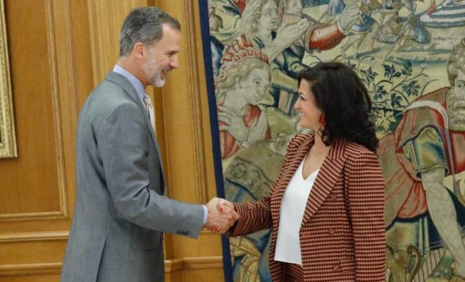 Felipe VI y Concha Andreu