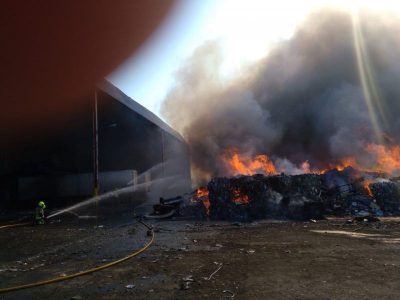 Fuego en ecoparque