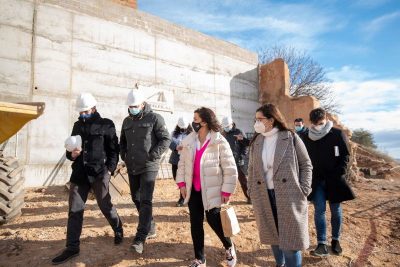 Presidenta visita obras Calahorra 1