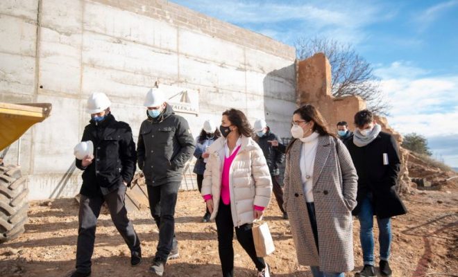 Presidenta visita obras Calahorra 1